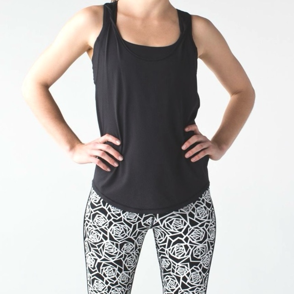 LULULEMON 🍋 EUC Ready & Go Tank Top Black Size 6 - Picture 2 of 7